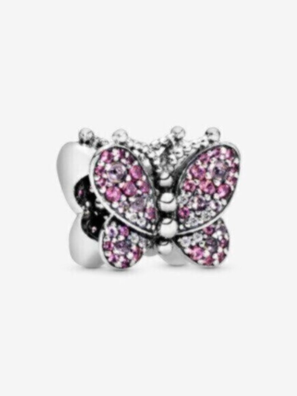 Pandora Pink Crystal Butterfly Charm